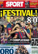 Portada diario Sport del 3 de Agosto de 2013