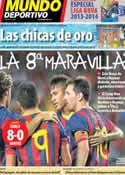 Portada Mundo Deportivo del 3 de Agosto de 2013