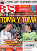 Portada diario AS del 9 de Agosto de 2013