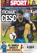 Portada diario Sport del 9 de Agosto de 2013