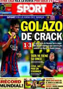 Portada diario Sport del 11 de Agosto de 2013