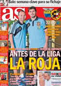 Portada diario AS del 14 de Agosto de 2013