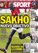 Portada diario Sport del 14 de Agosto de 2013