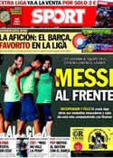 Portada diario Sport del 16 de Agosto de 2013