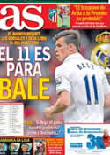 Portada diario AS del 17 de Agosto de 2013