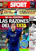 Portada diario Sport del 17 de Agosto de 2013