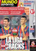 Portada Mundo Deportivo del 18 de Agosto de 2013