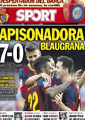 Portada diario Sport del 19 de Agosto de 2013