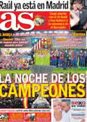 Portada diario AS del 21 de Agosto de 2013