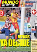 Portada Mundo Deportivo del 22 de Agosto de 2013