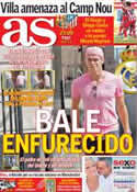 Portada diario AS del 28 de Agosto de 2013