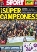 Portada diario Sport del 29 de Agosto de 2013