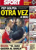 Portada diario Sport del 31 de Agosto de 2013