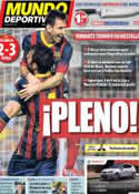 Portada Mundo Deportivo del 2 de Septiembre de 2013