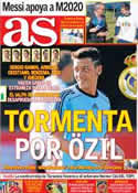 Portada diario AS del 4 de Septiembre de 2013