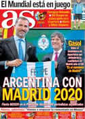 Portada diario AS del 6 de Septiembre de 2013