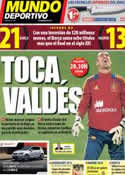 Portada Mundo Deportivo del 6 de Septiembre de 2013