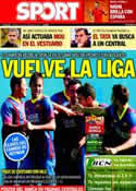 Portada diario Sport del 14 de Septiembre de 2013