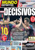 Portada Mundo Deportivo del 15 de Septiembre de 2013