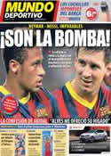 Portada Mundo Deportivo del 16 de Septiembre de 2013