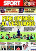 Portada diario Sport del 17 de Septiembre de 2013