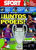 Portada diario Sport del 18 de Septiembre de 2013