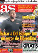 Portada diario AS del 20 de Septiembre de 2013