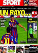 Portada diario Sport del 22 de Septiembre de 2013