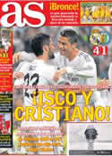 Portada diario AS del 23 de Septiembre de 2013