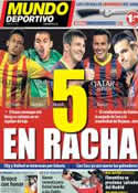 Portada Mundo Deportivo del 23 de Septiembre de 2013