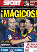 Portada diario Sport del 25 de Septiembre de 2013