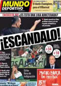 Portada Mundo Deportivo del 27 de Septiembre de 2013