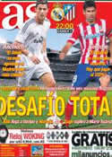 Portada diario AS del 28 de Septiembre de 2013