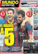 Portada Mundo Deportivo del 29 de Septiembre de 2013