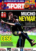 Portada diario Sport del 2 de Octubre de 2013