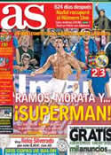 Portada diario AS del 6 de Octubre de 2013