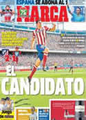 Portada diario Marca del 7 de Octubre de 2013