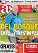 Portada diario AS del 9 de Octubre de 2013