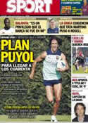 Portada diario Sport del 10 de Octubre de 2013