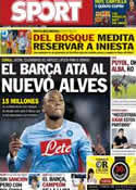 Portada diario Sport del 11 de Octubre de 2013