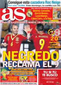 Portada diario AS del 16 de Octubre de 2013