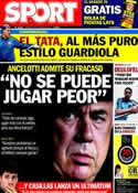 Portada diario Sport del 18 de Octubre de 2013