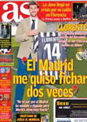 Portada diario AS del 22 de Octubre de 2013