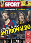 Portada diario Sport del 25 de Octubre de 2013