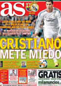 Portada diario AS del 26 de Octubre de 2013