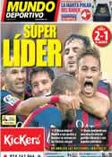 Portada Mundo Deportivo del 27 de Octubre de 2013