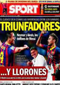 Portada diario Sport del 28 de Octubre de 2013