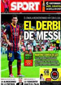 Portada diario Sport del 1 de Noviembre de 2013