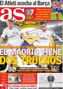 Portada diario AS del 4 de Noviembre de 2013