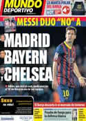 Portada Mundo Deportivo del 5 de Noviembre de 2013